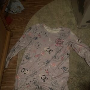Wonder Nation Pink and White Kids Pajama Nightgown
